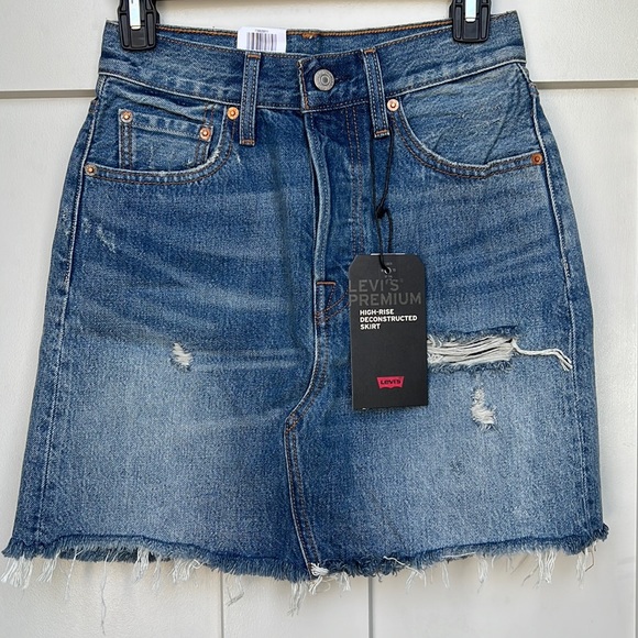 Levi's Skirts Nwt Levis Jean Skirt Poshmark
